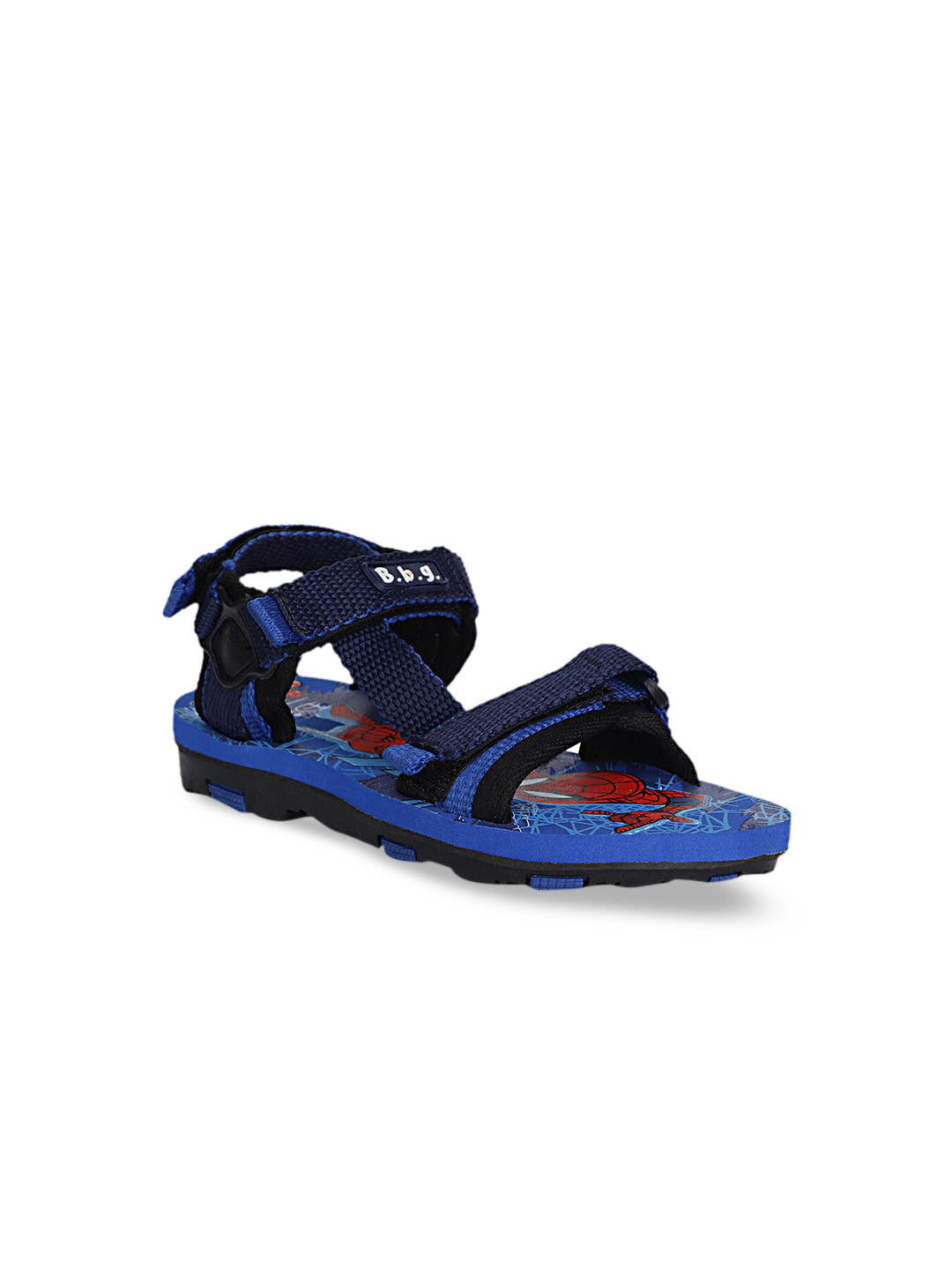 

Disney Boys Blue & Red Printed Sports Sandals