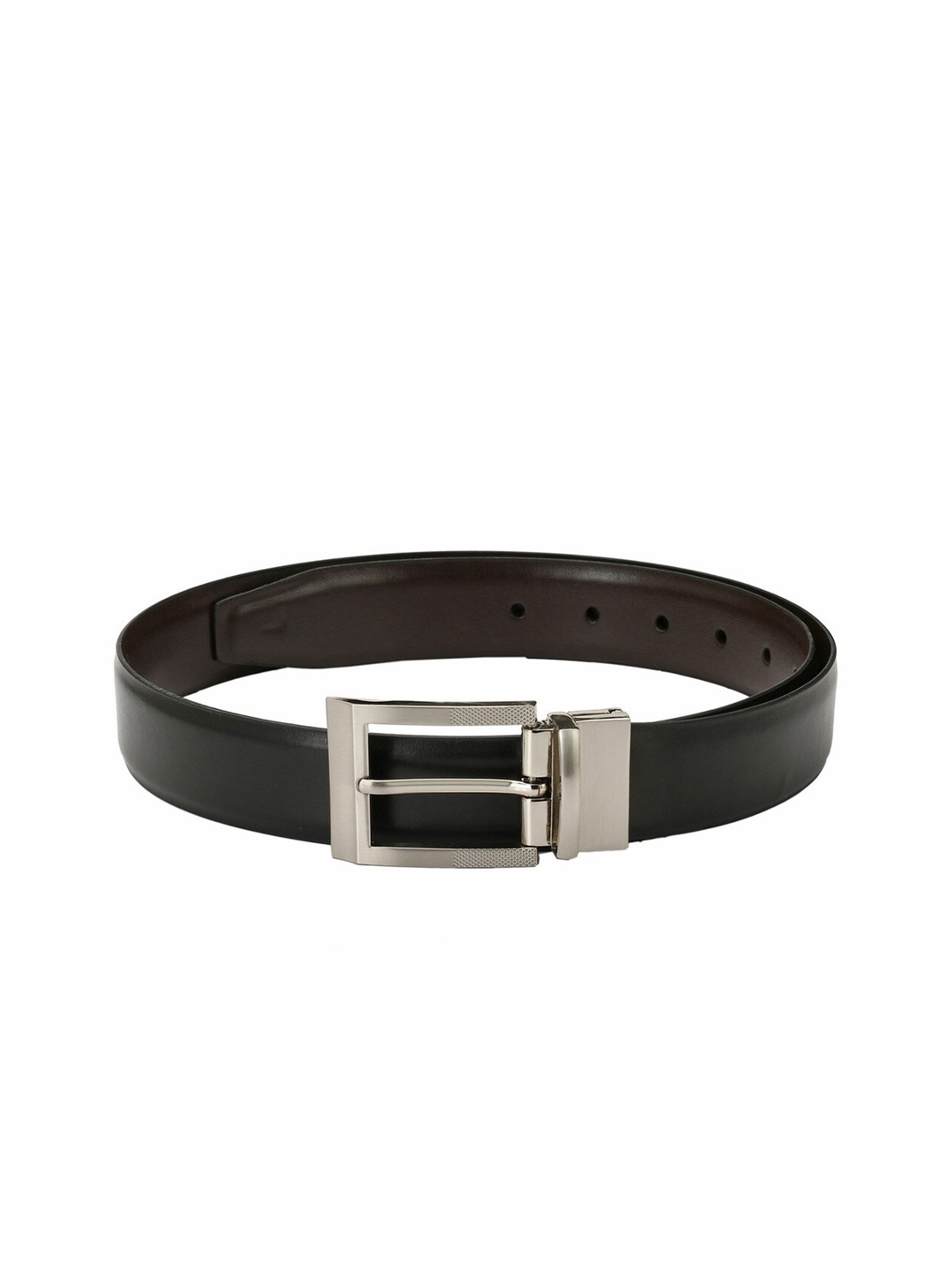 

Pacific Gold Men Black & Brown Reversible Solid Belt