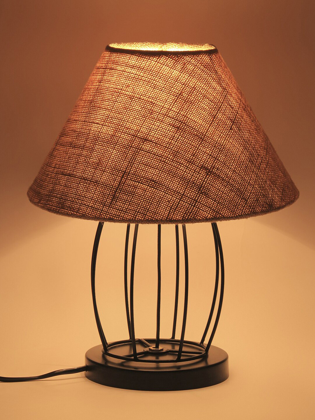 

Devansh Beige Solid Frustum Table Lamp