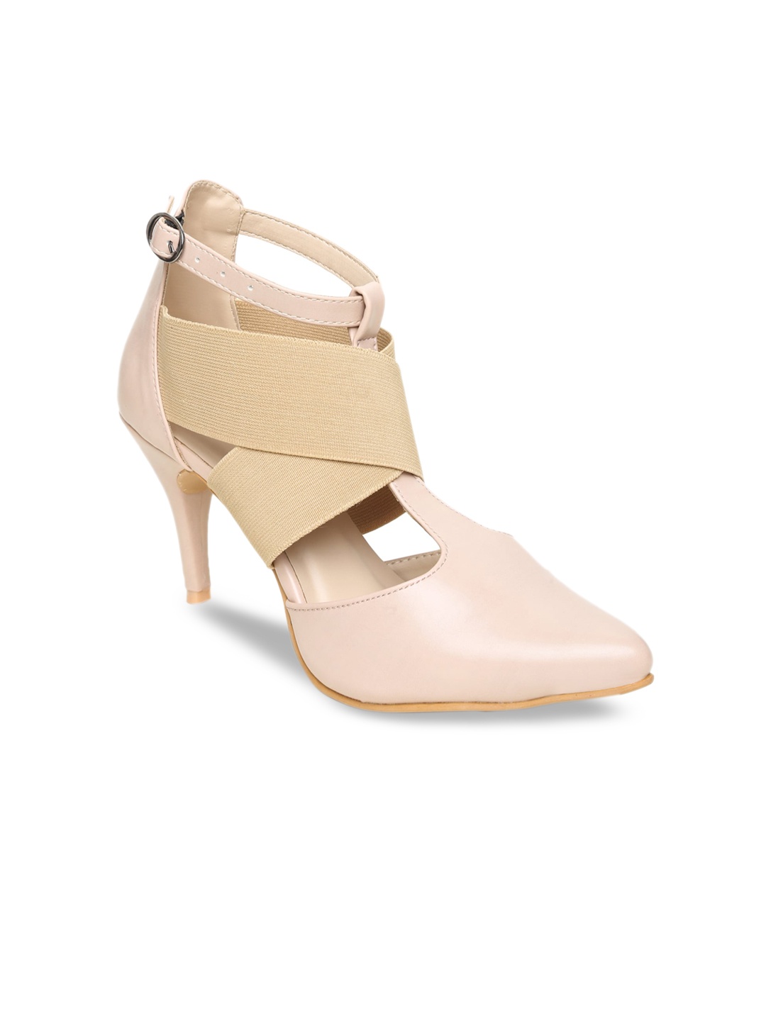 

VALIOSAA Women Cream-Coloured Solid Pumps