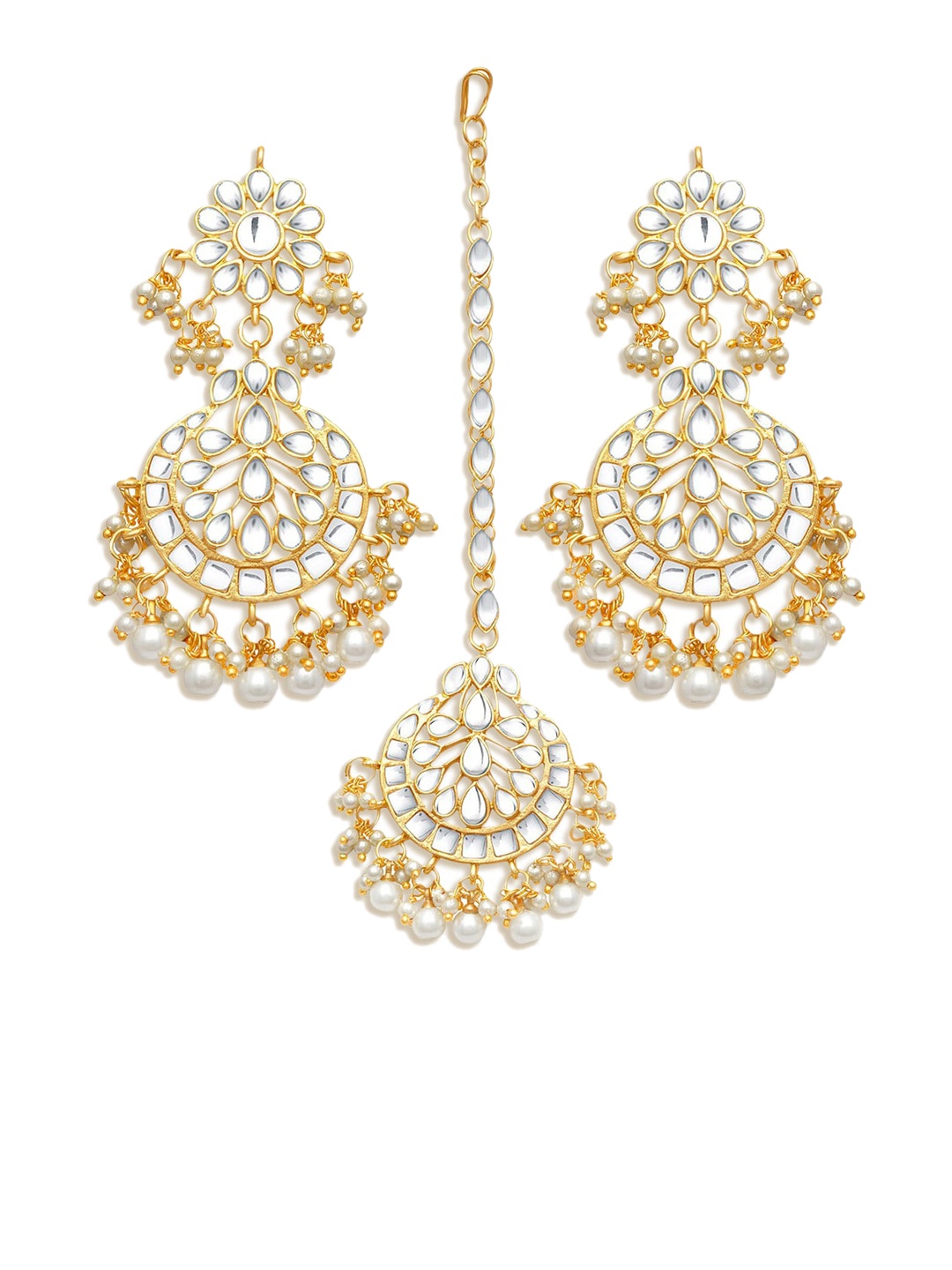 Sukkhi Gold-Plated Classic Chandbalis
