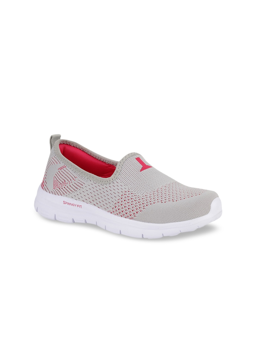 

Campus Women Grey Mesh Walking Shoes