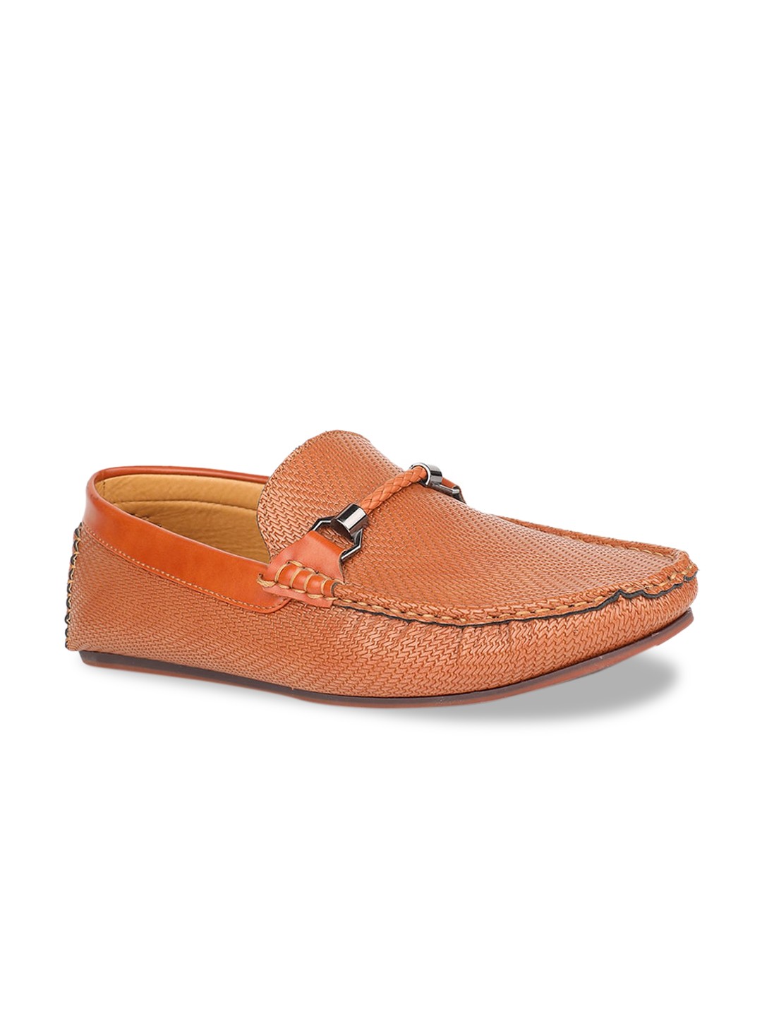

Bata Men Brown Leather Loafers