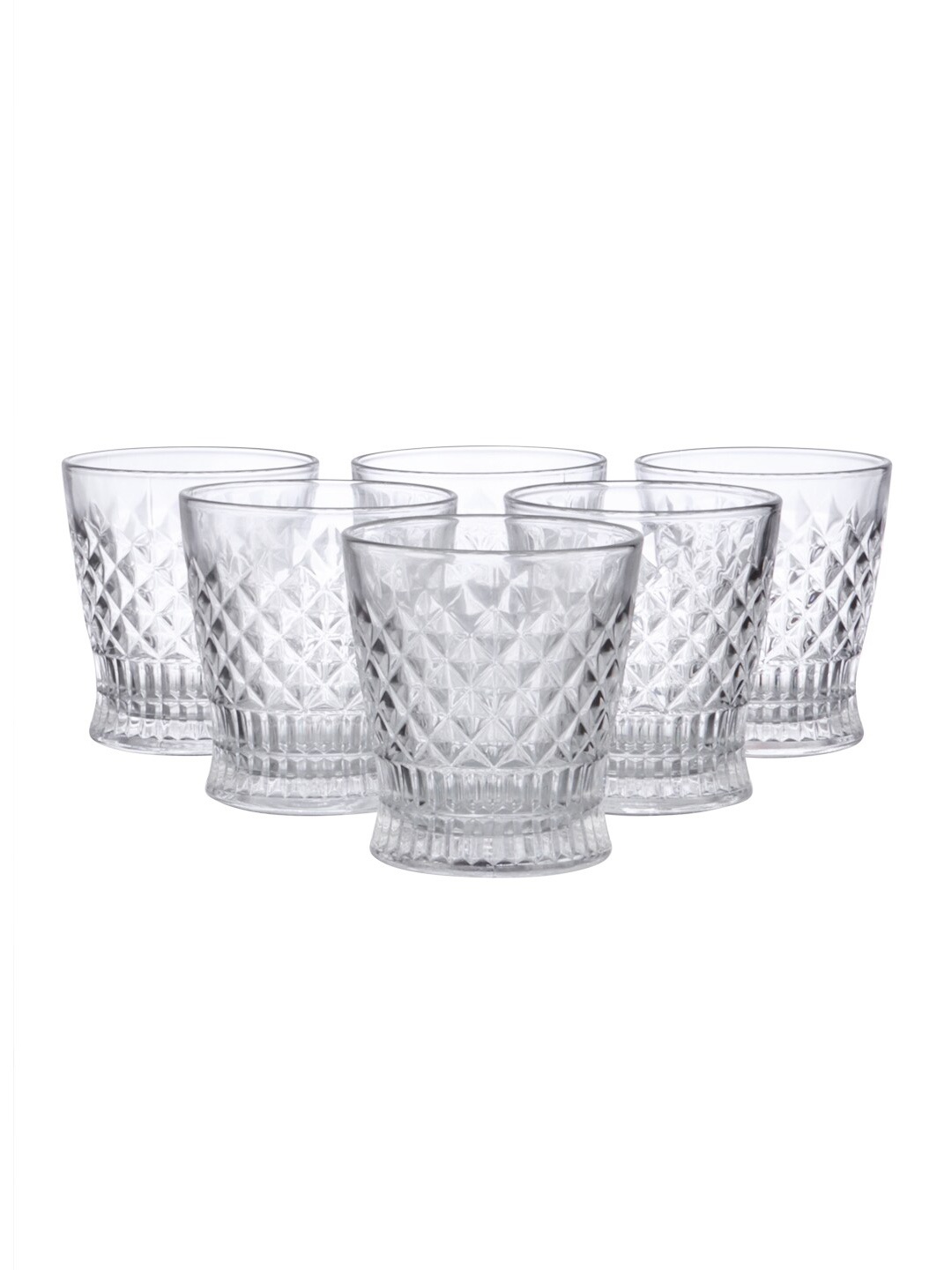 ceradeco 6 Pieces Transparent Juice Glasses