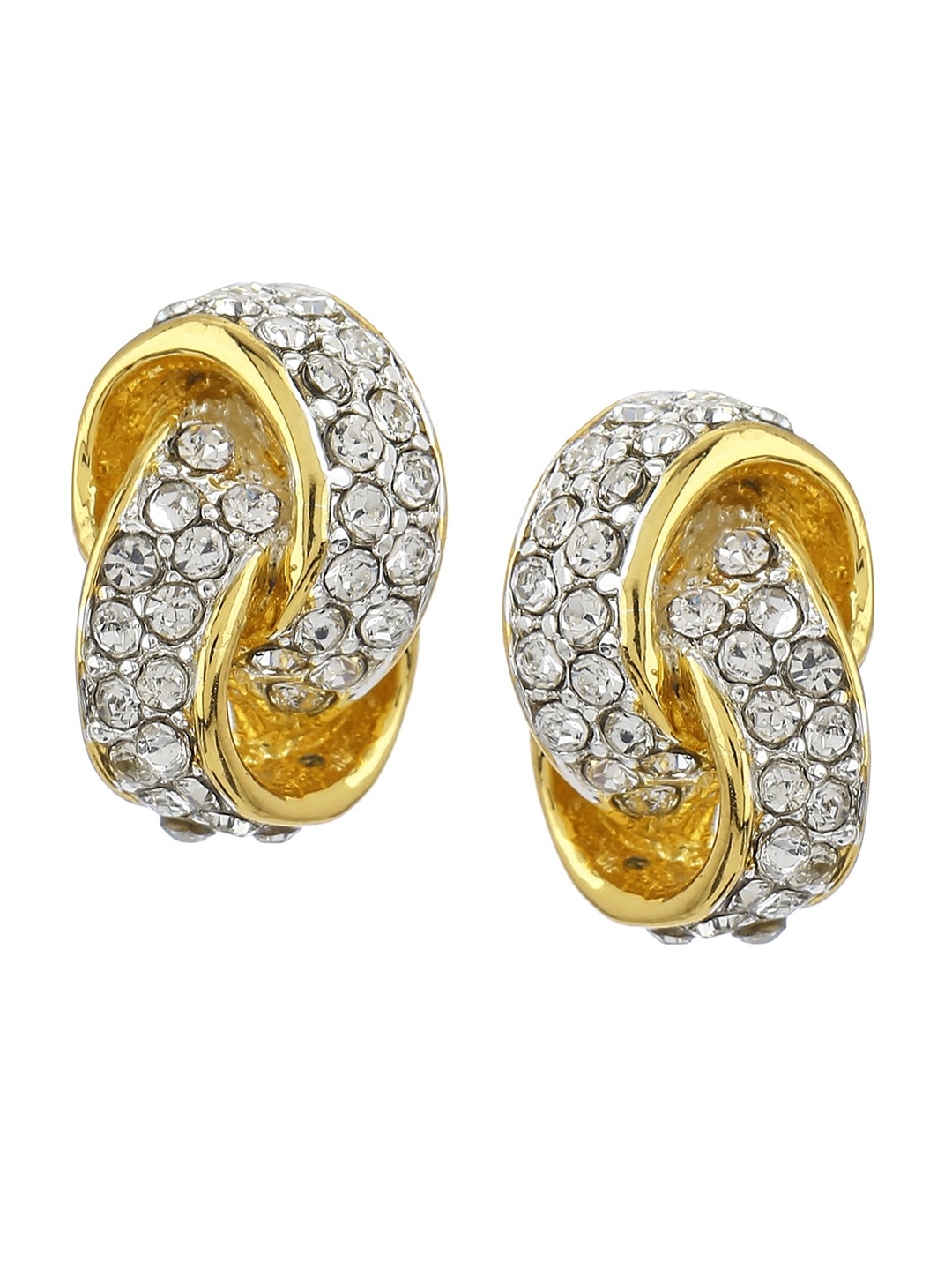 

Estele Gold-Plated Crystal Classic Studs