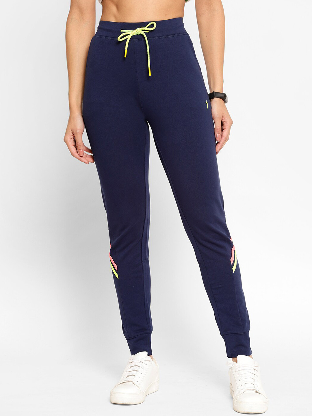 

SAPPER Women Blue Solid Slim-Fit Joggers