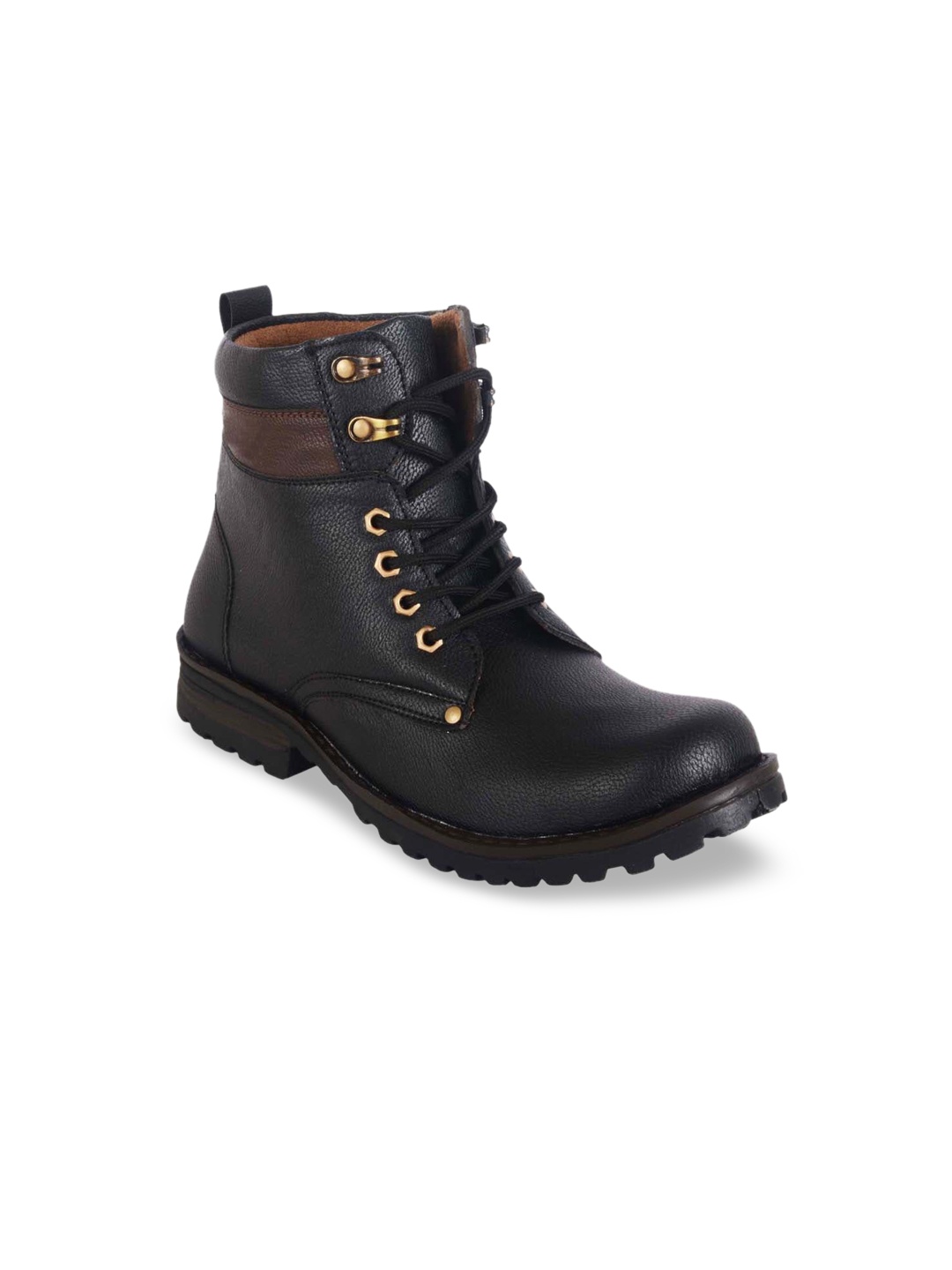 

Woakers Men Black Flat Boots