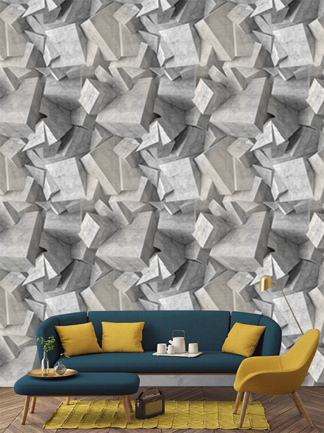

Jaamso Royals Grey 3D Wood Grain Wallpaper