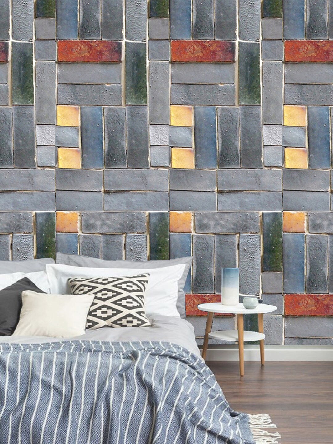 

Jaamso Royals Grey Antique Stone Brick WallPaper