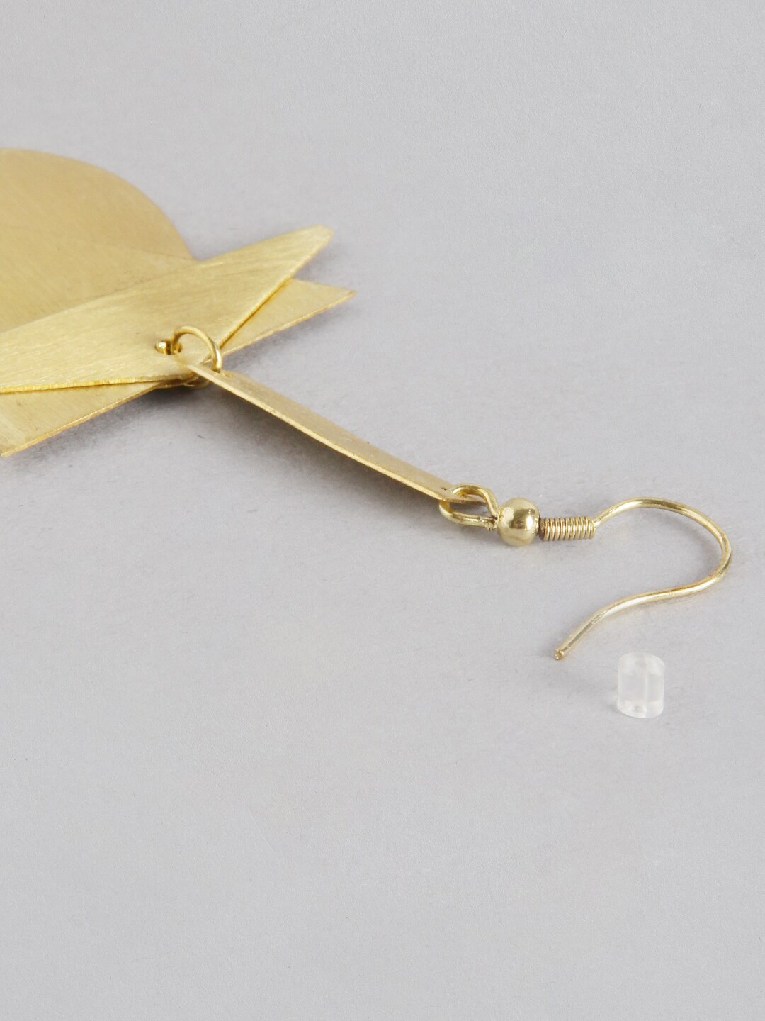 

STREET 9 Gold-Plated Geometric Drop Earrings