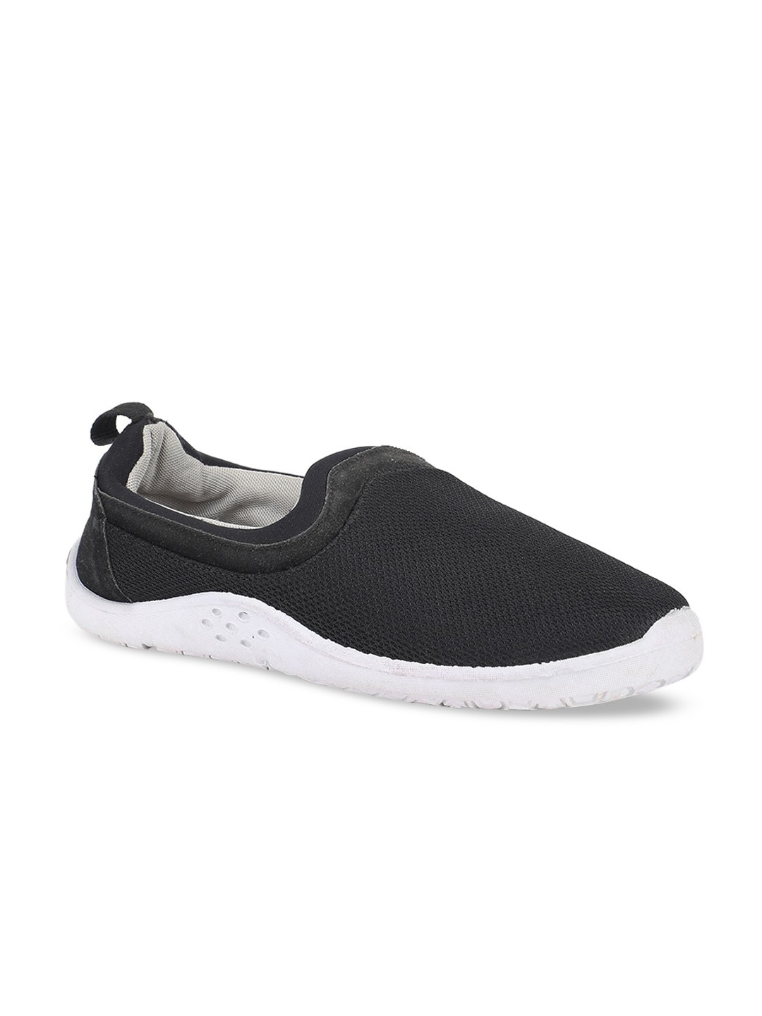 

Bata Men Black Slip-On Sneakers