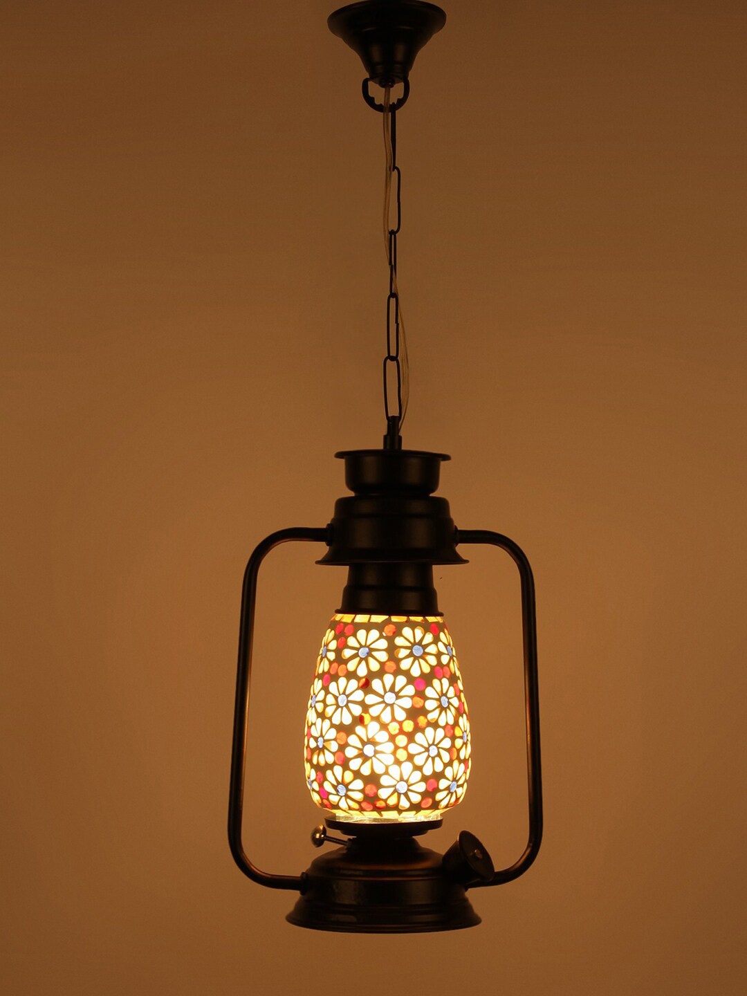 

Devansh Black & Off-White Solid Contemporary Lantern