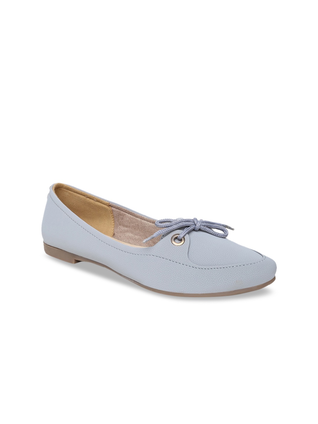

VALIOSAA Women Grey Solid Ballerinas