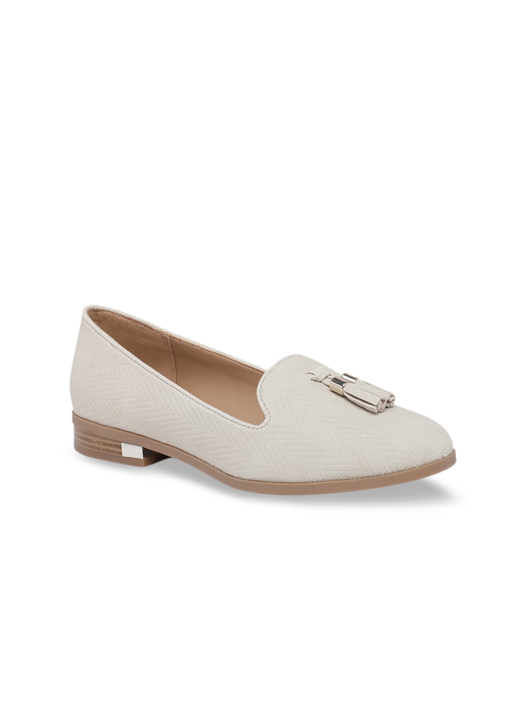 Call It Spring Women Beige Solid Ballerinas