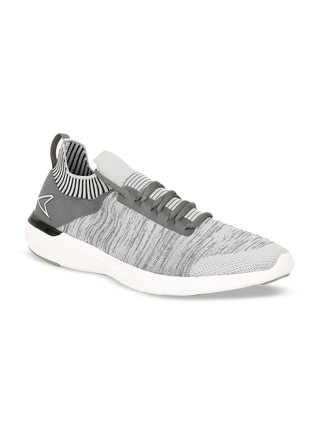 

Power Men Grey Woven Design Sneakers
