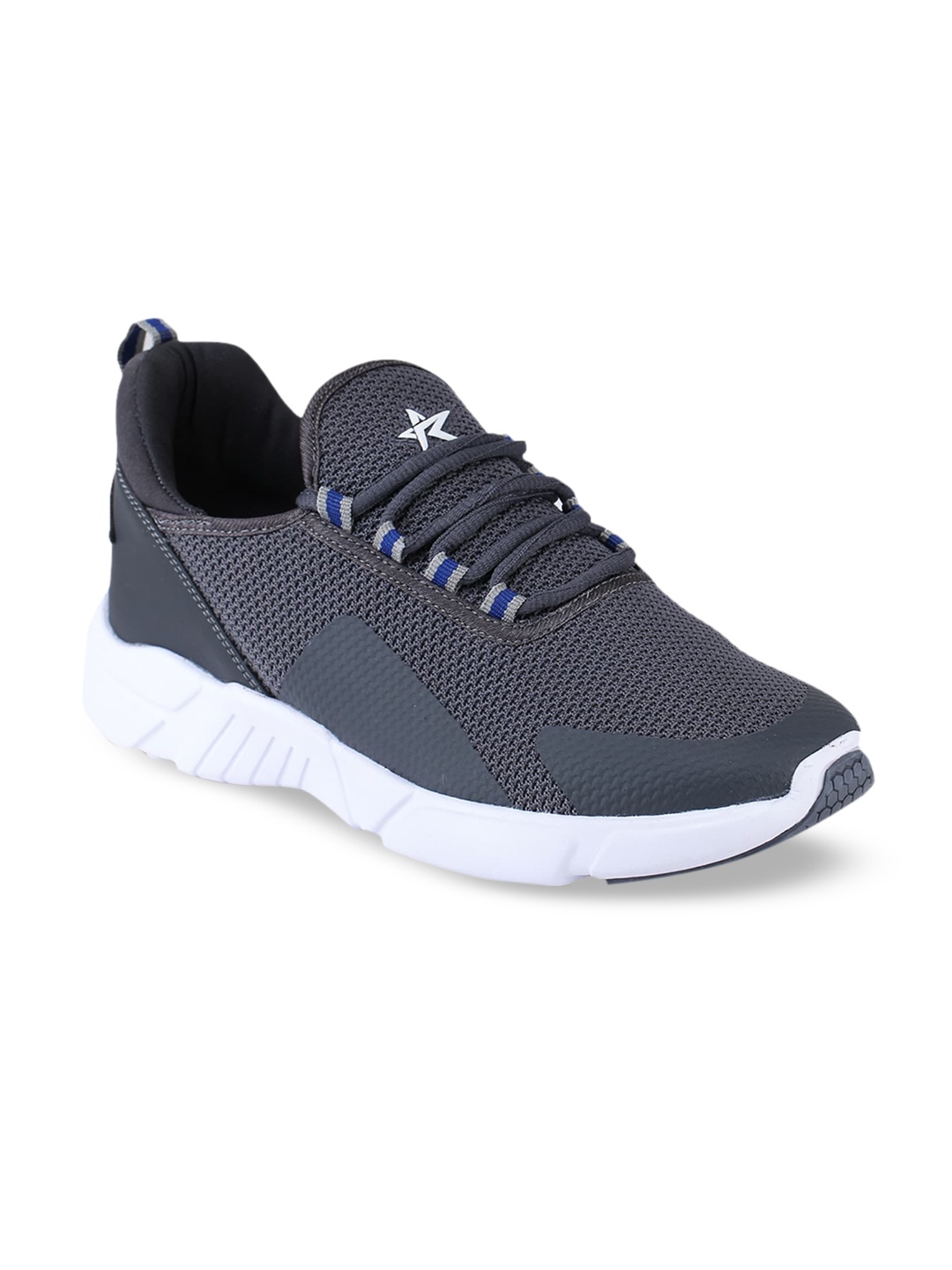 

REFOAM Men Grey Mesh Running Shoes