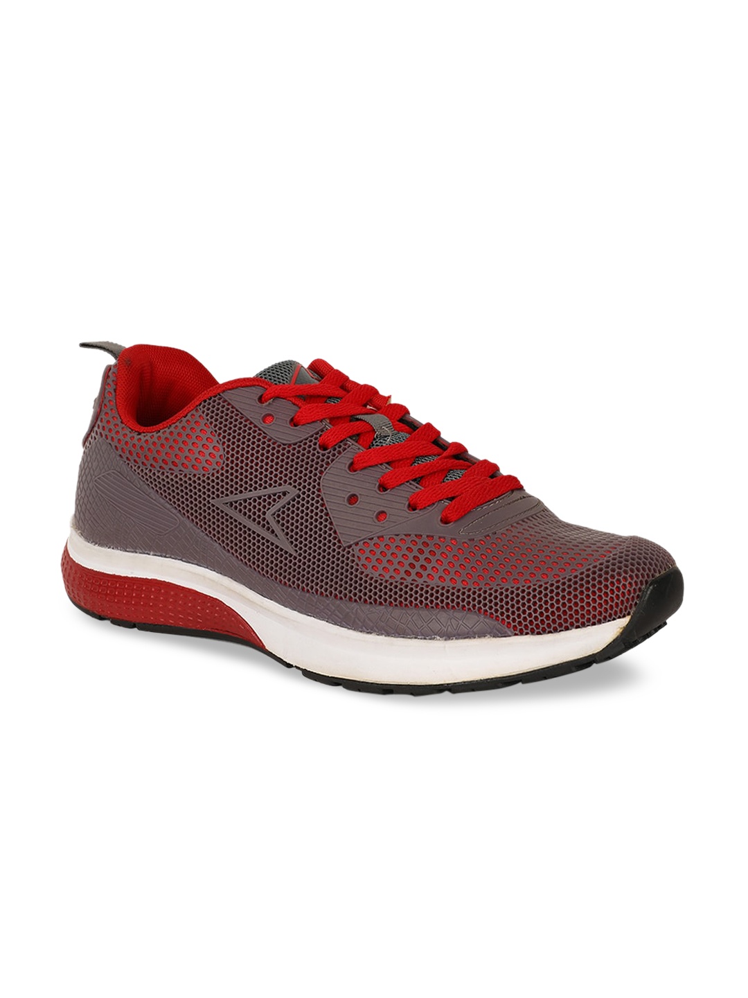 

Power Men Grey Mesh Running Shoes
