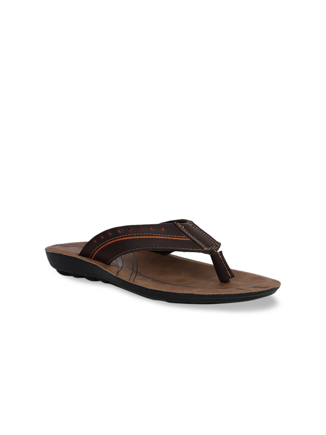 

Bata Men Brown Comfort Sandals