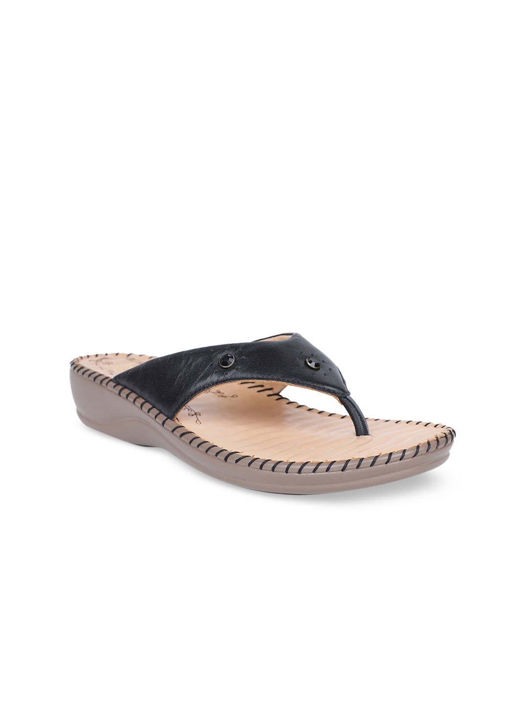 Scholl Women Black Solid Open Toe Flats