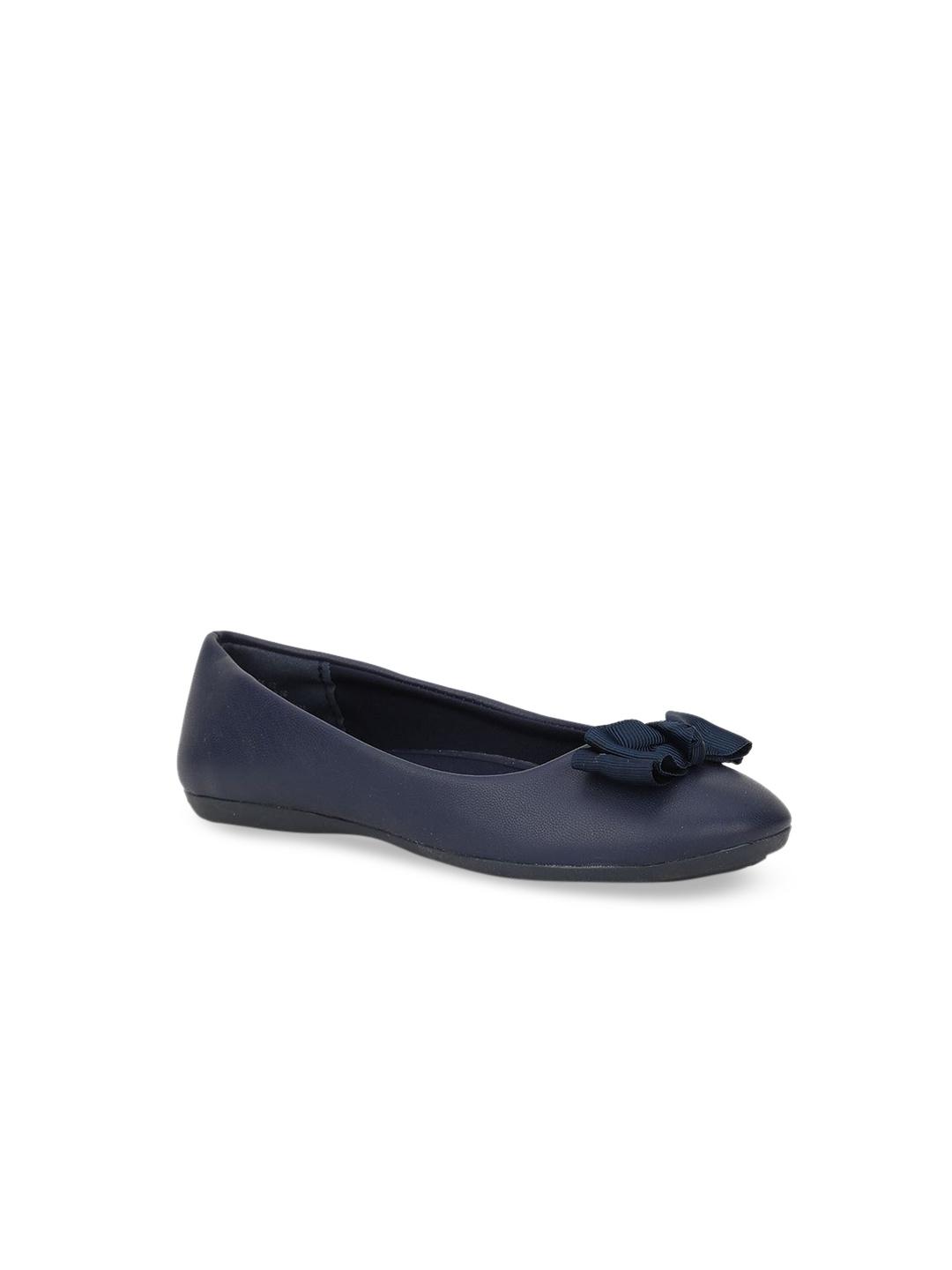 

Bubblegummers Girls Blue Solid PU Ballerinas