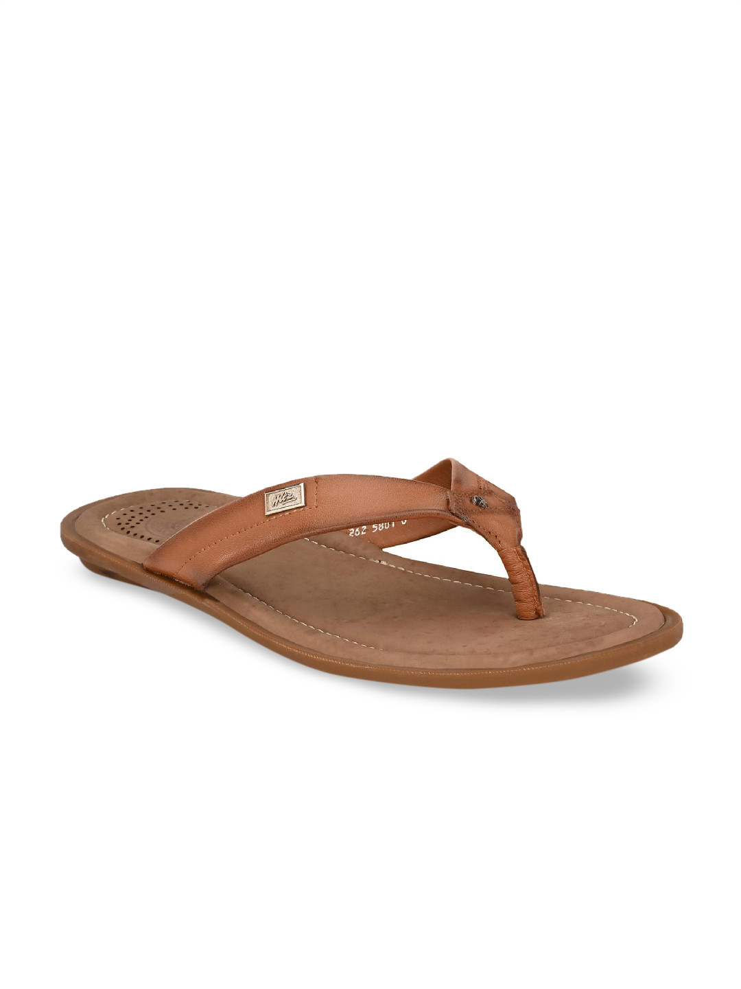 

Hitz Men Tan Brown Leather Slippers