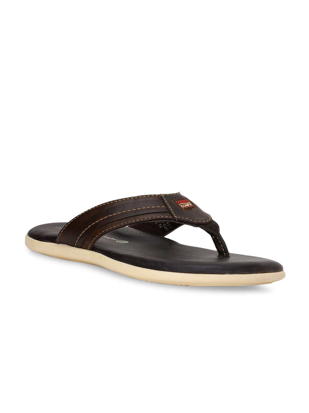 Bata comfit Men Brown Comfort Sandals