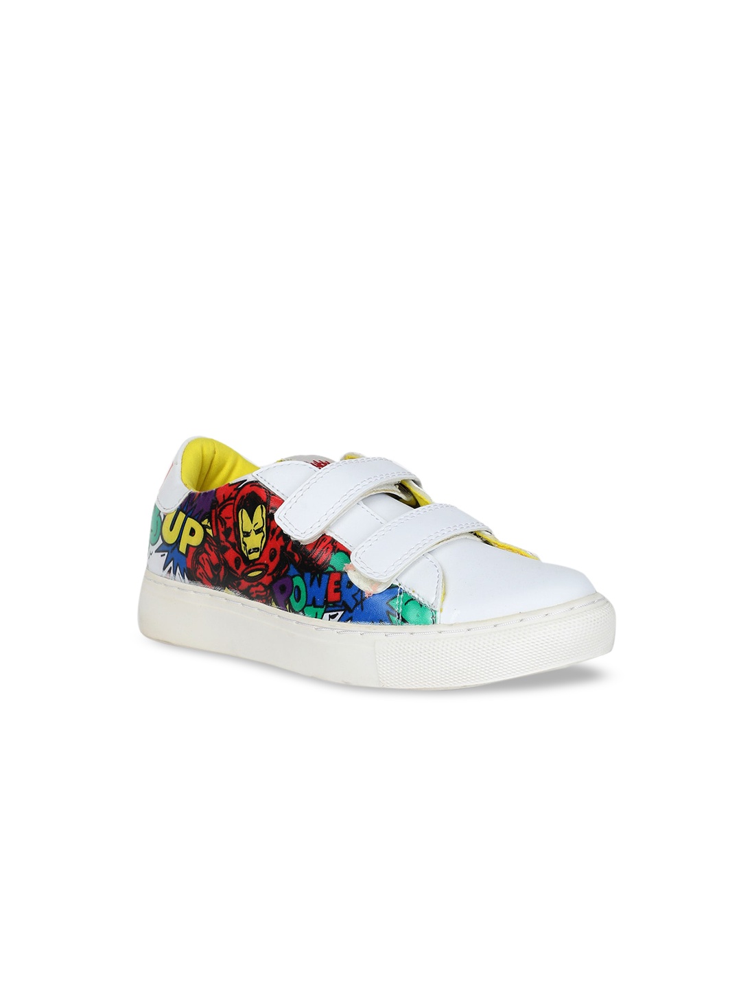 

Disney Boys White Slip On Sneakers