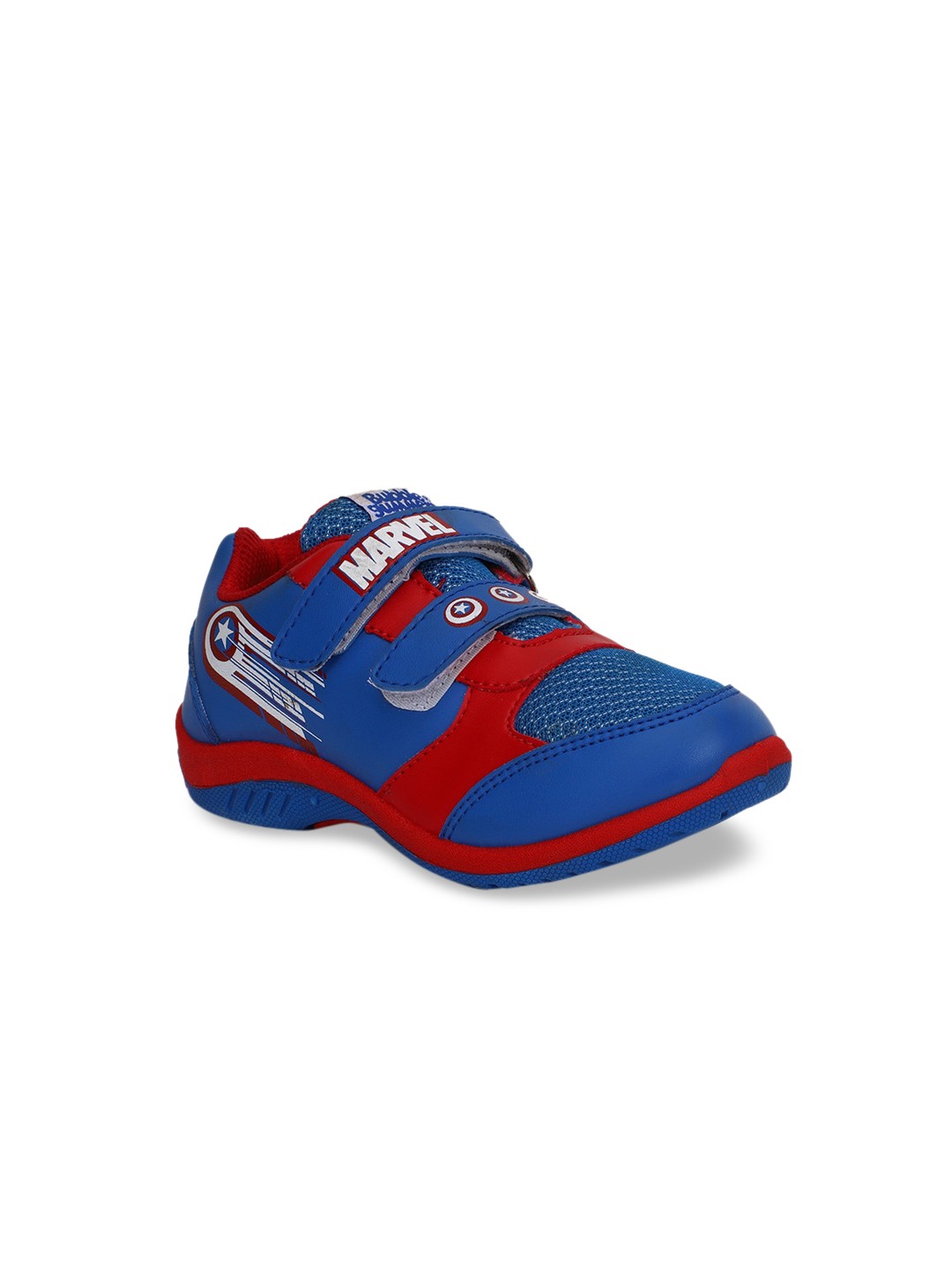 

Disney Boys Blue & Red Marvel Colourblocked Slip-On Sneakers