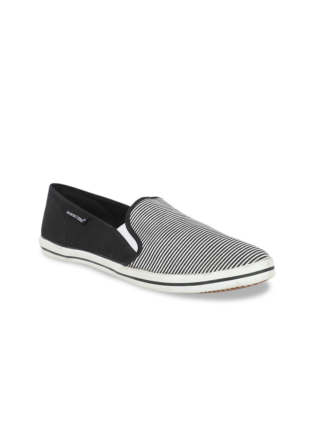 

North Star Men Grey Slip-On Sneakers