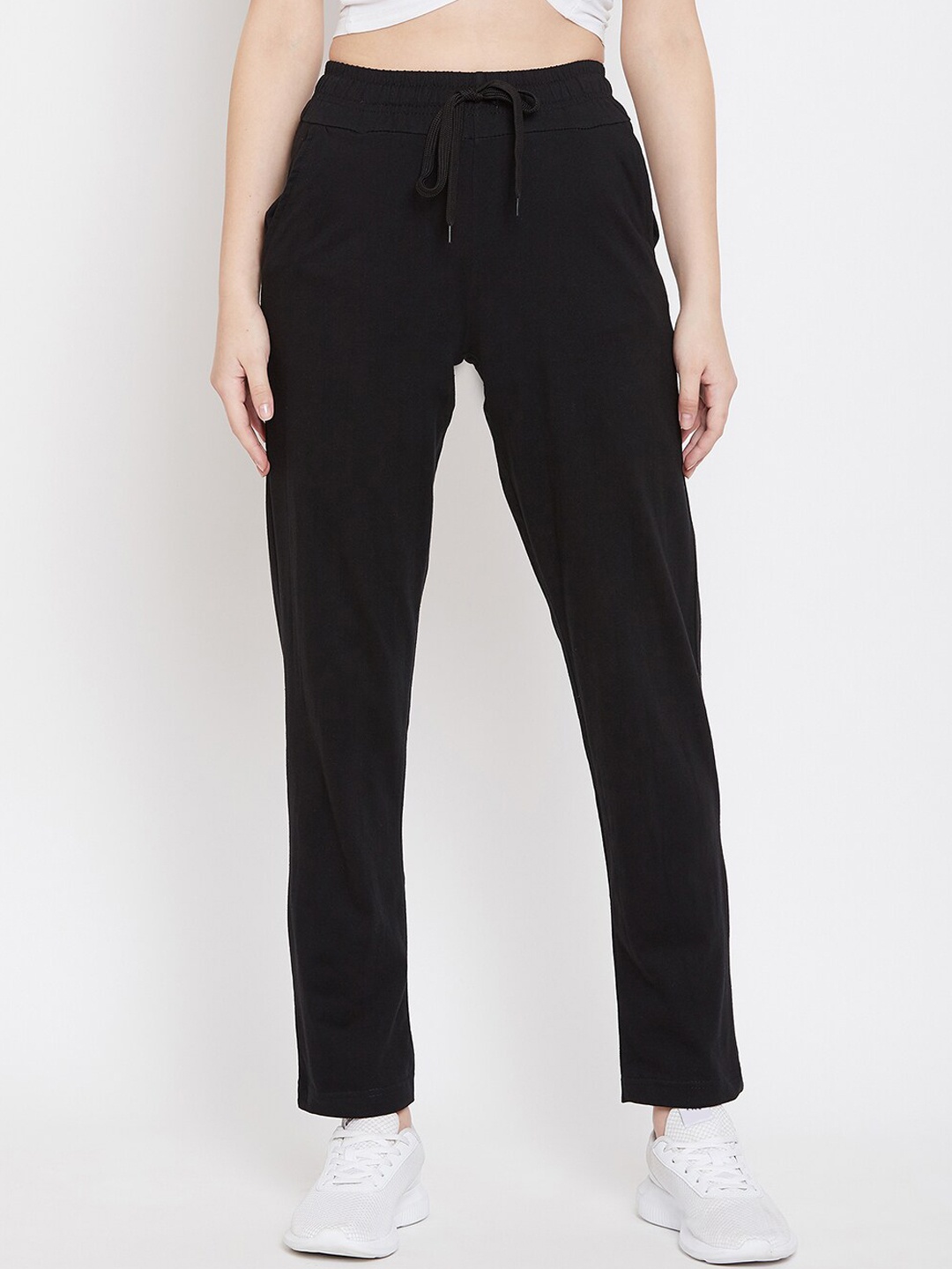 

StyleStone Women Black Solid Track Pants