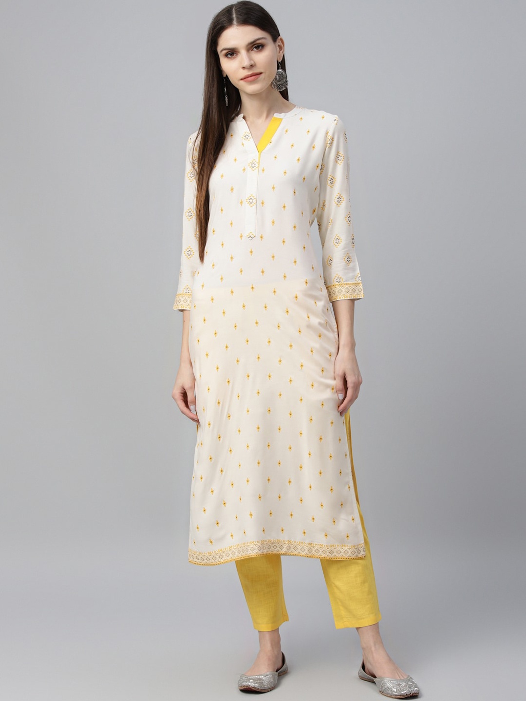 

GERUA Women Multicoloured Printed Kurta with Trousers, Multi