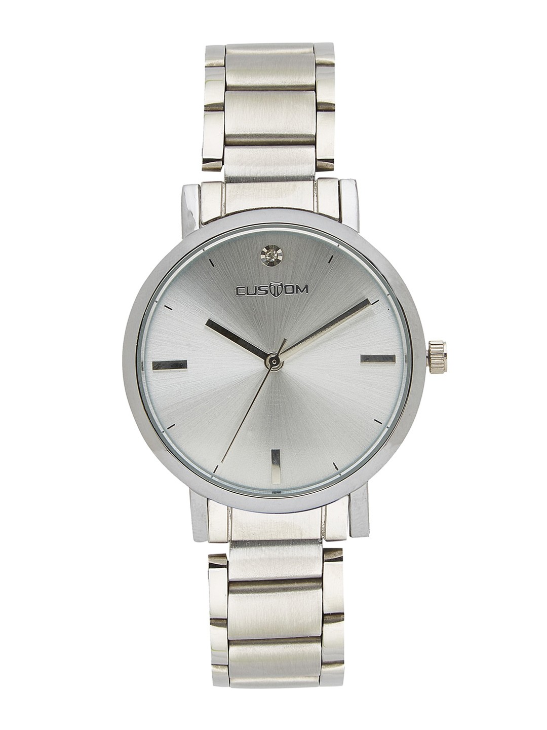 

CUSTOM Women Silver-Toned Analogue Watch 8907829043299