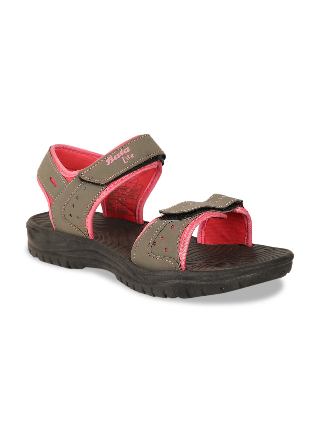 

Bubblegummers Boys Pink & Grey Sports Sandals