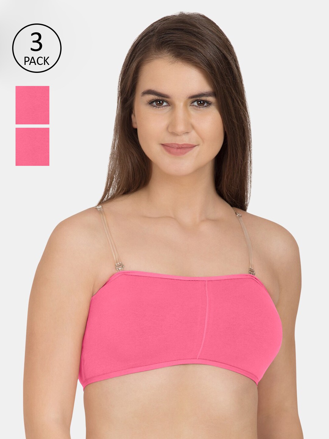 

Tweens Pink Set of 3 Bra