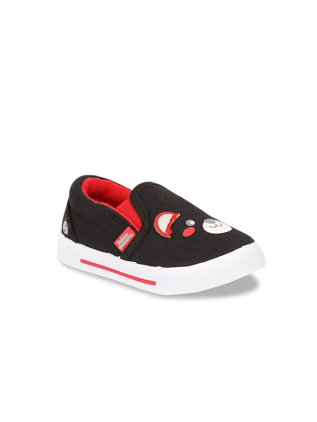 

Bubblegummers Boys Black Slip-On Sneakers