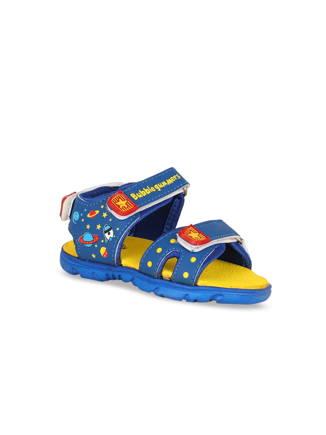 

Bubblegummers Boys Blue & Yellow Sports Sandals