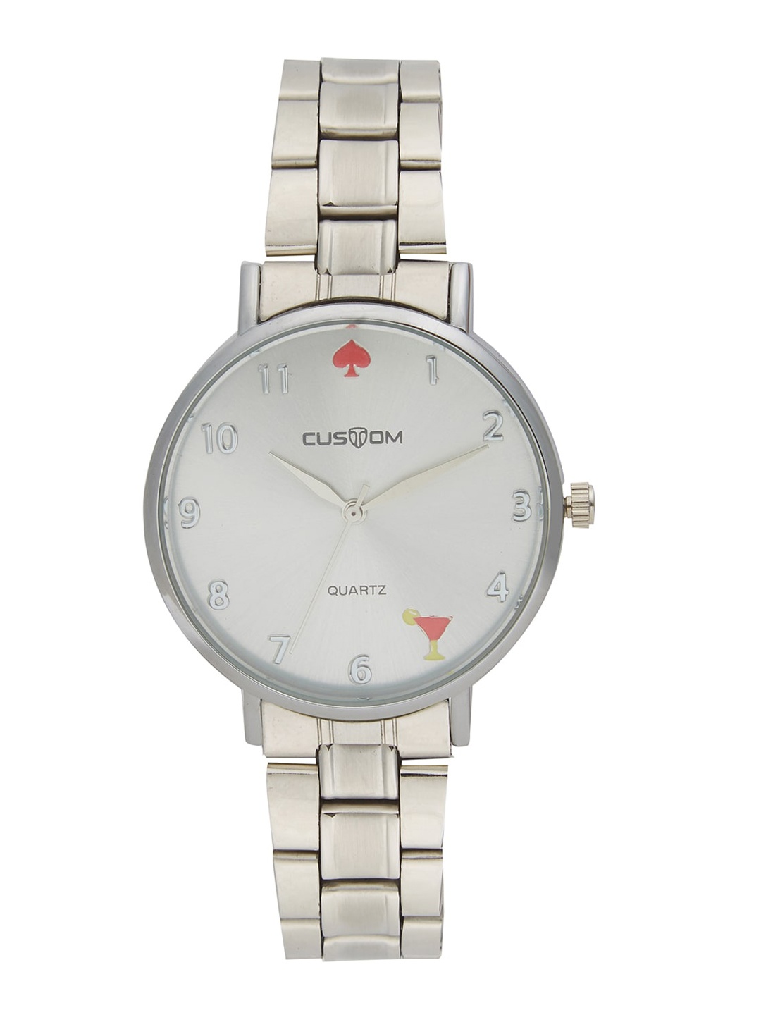 

CUSTOM Women Silver-Toned Analogue Watch 8907829043480