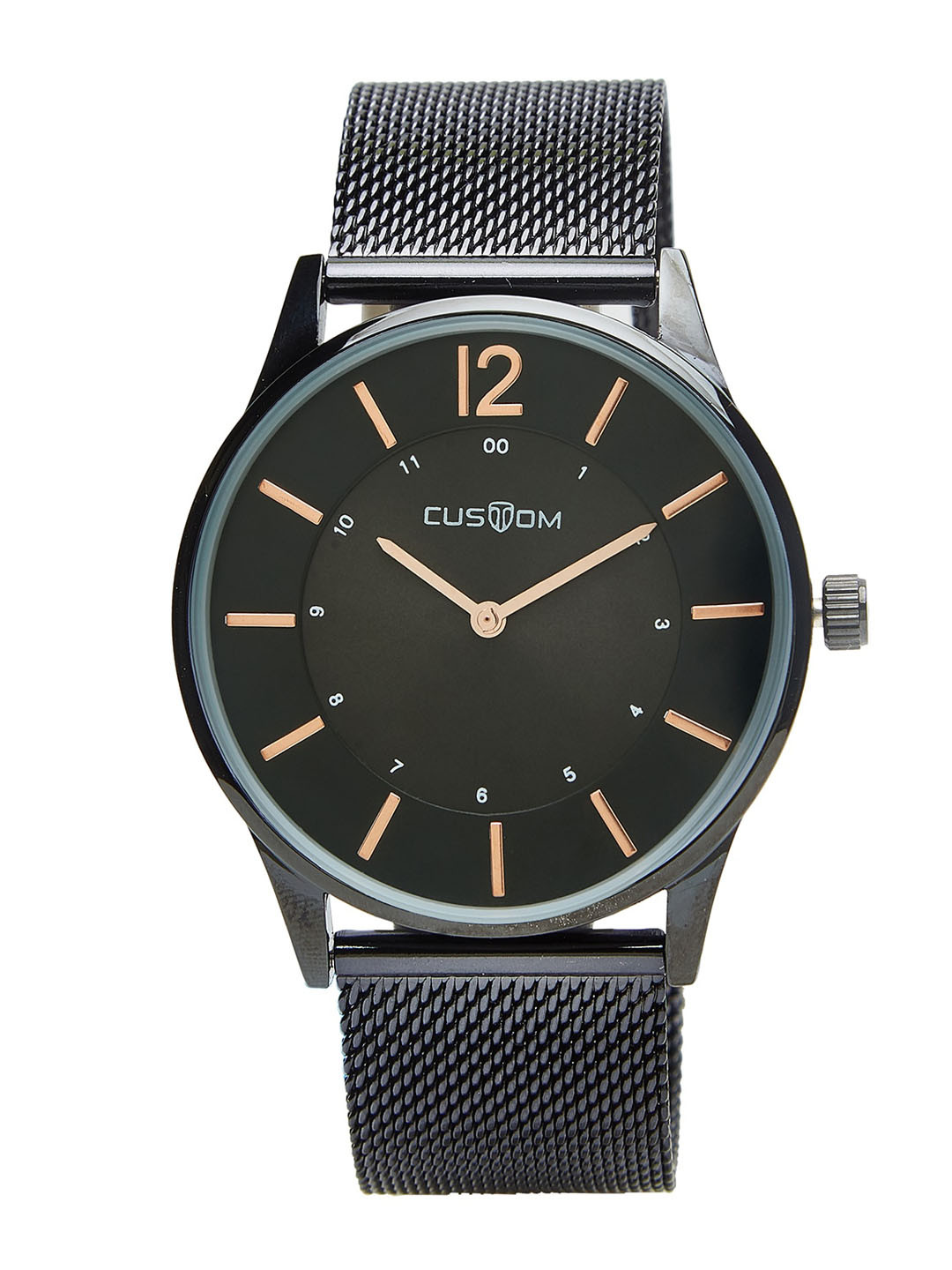 

CUSTOM Men Black Analogue Watch 8907829042902