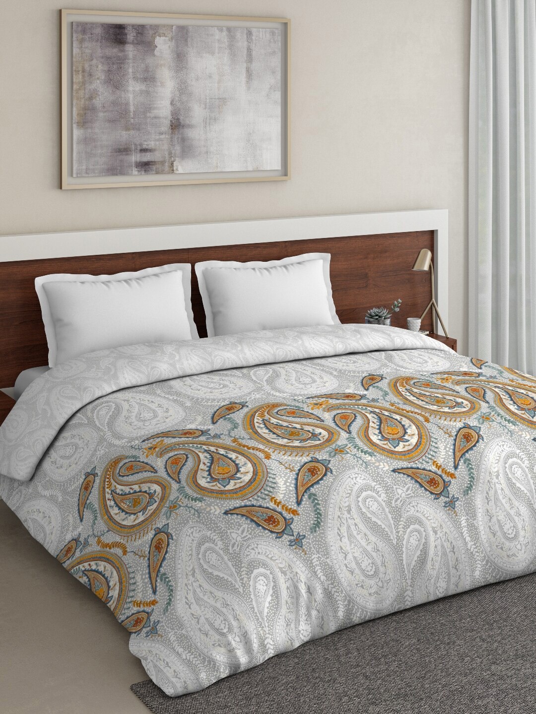 

DDecor; blue 1 Double Duvet Cover
