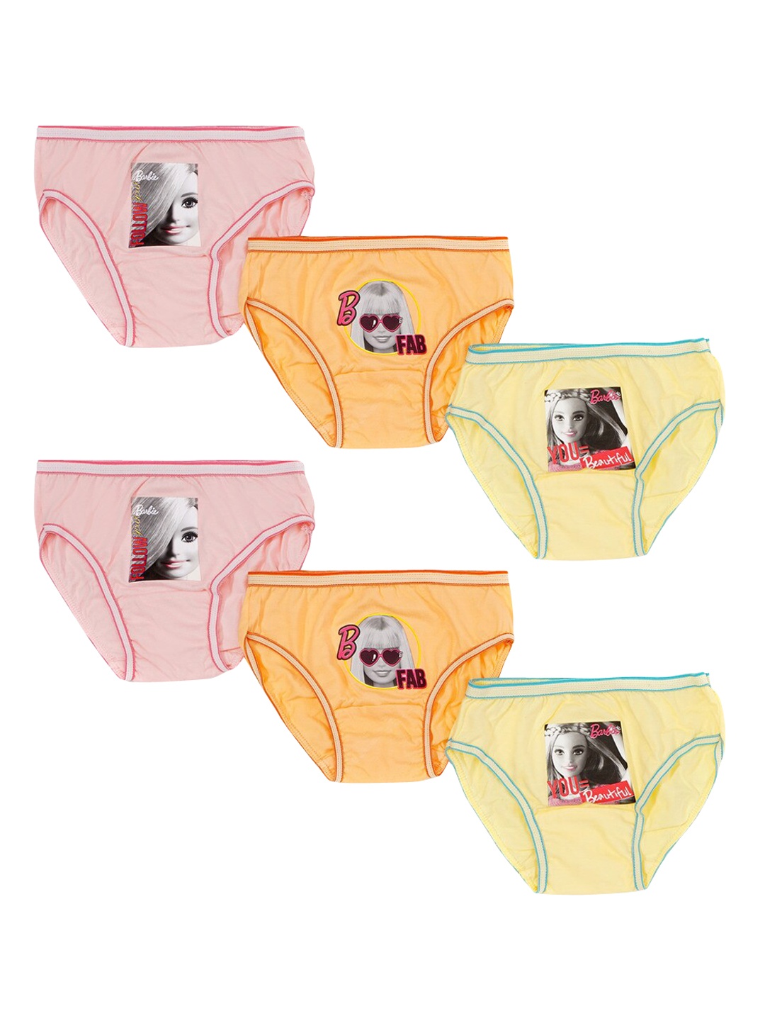 

Red Rose Girls Pack Of 6 Assorted Briefs BABY-127-20