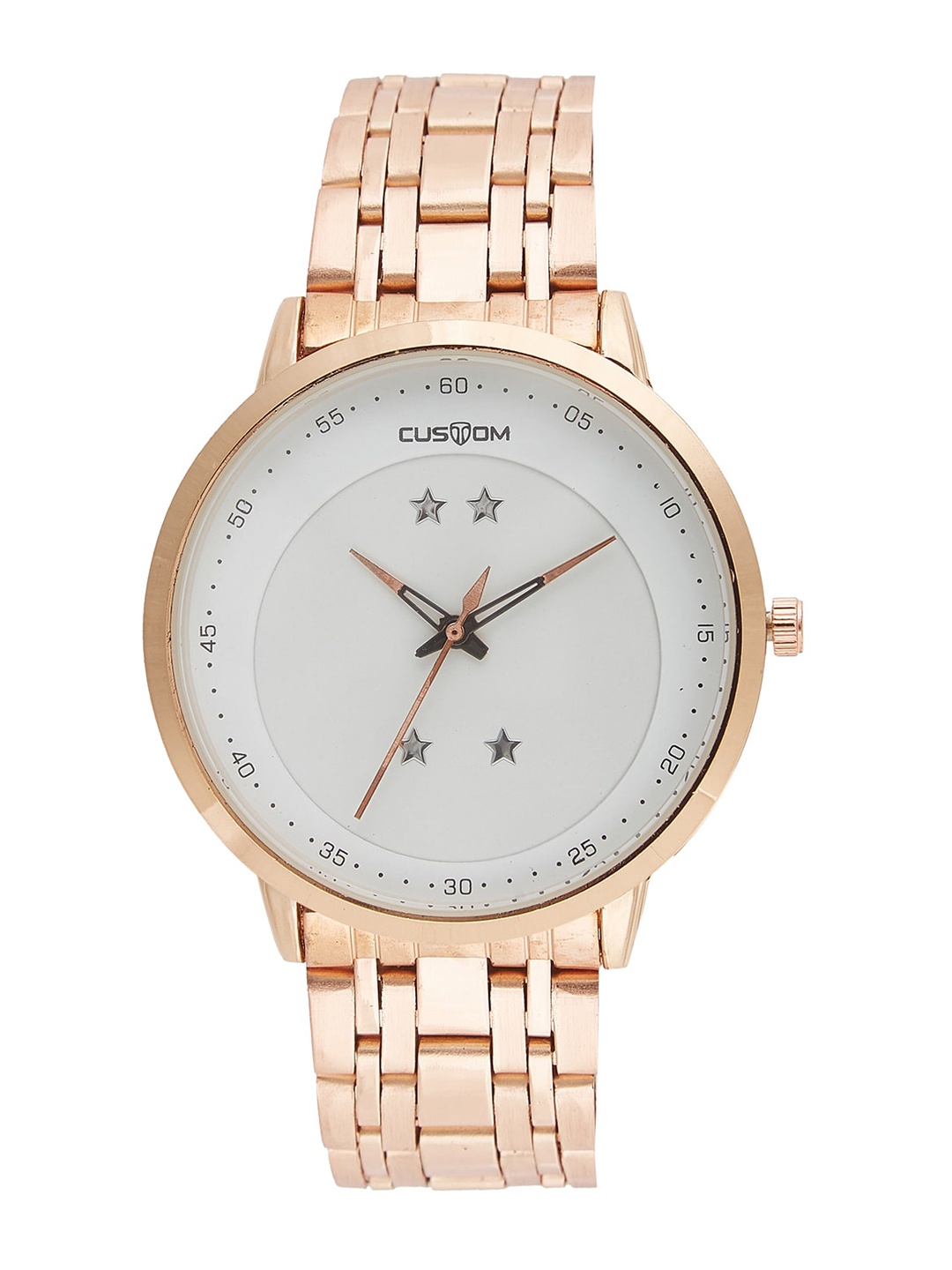

CUSTOM Men White Analogue Watch 8907829043152