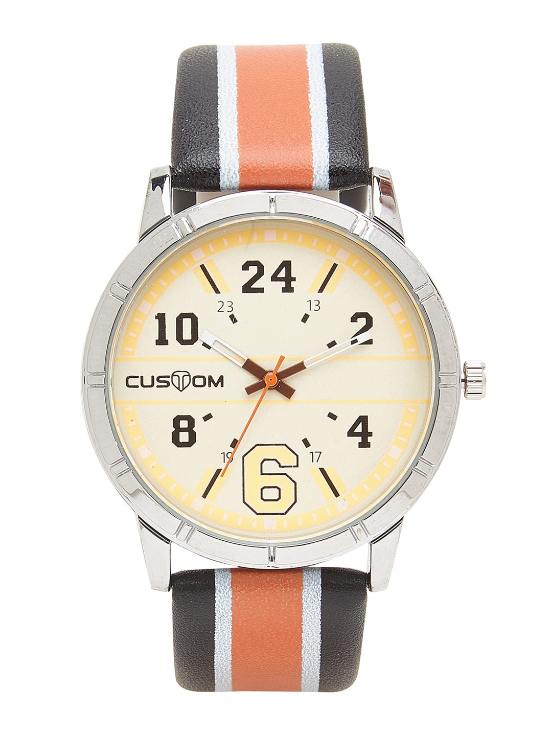

CUSTOM Men Orange Analogue Watch 8907829042711