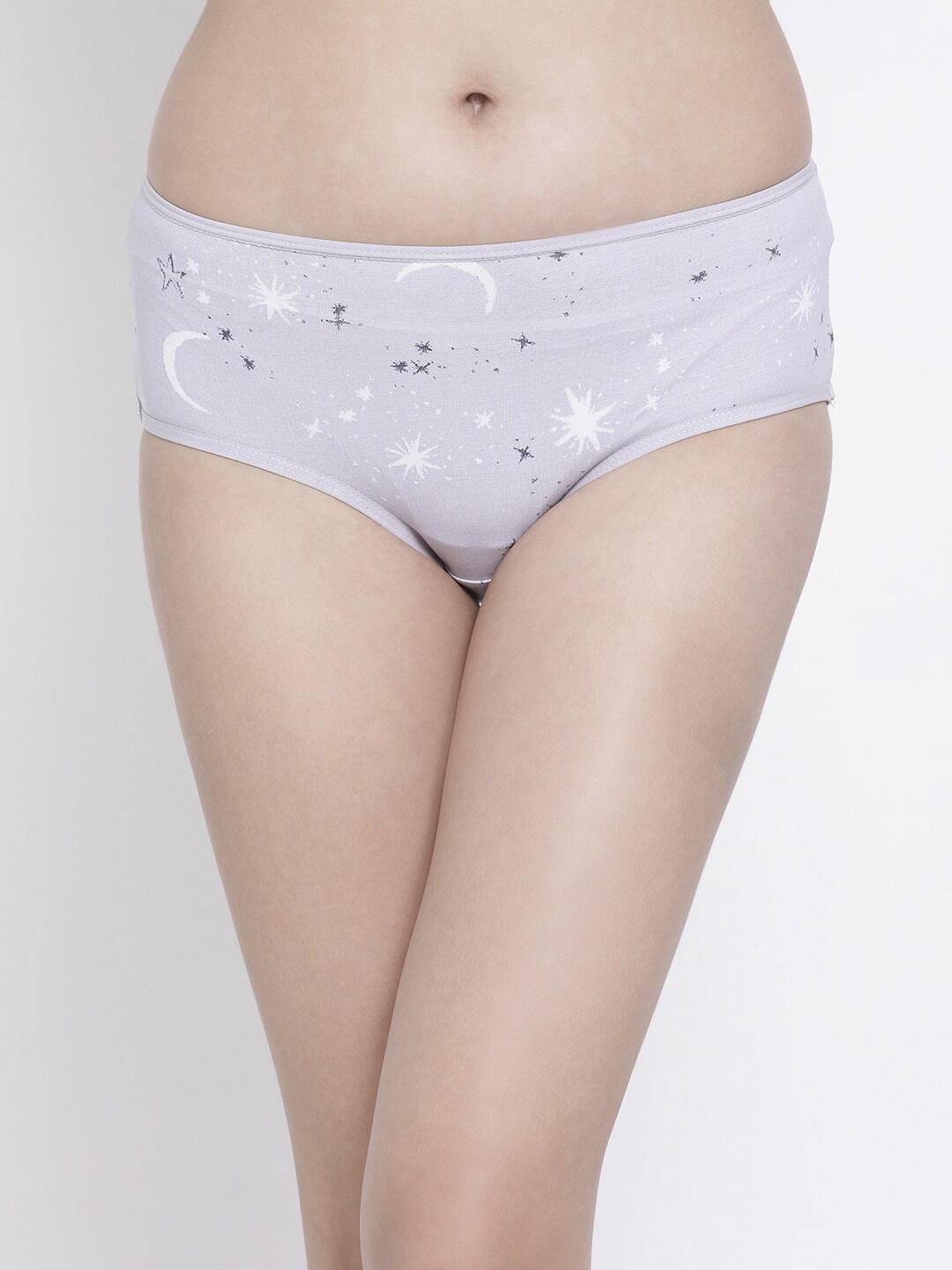 

Clovia Women Mauve & White Printed Hipster Briefs PN3383J12S