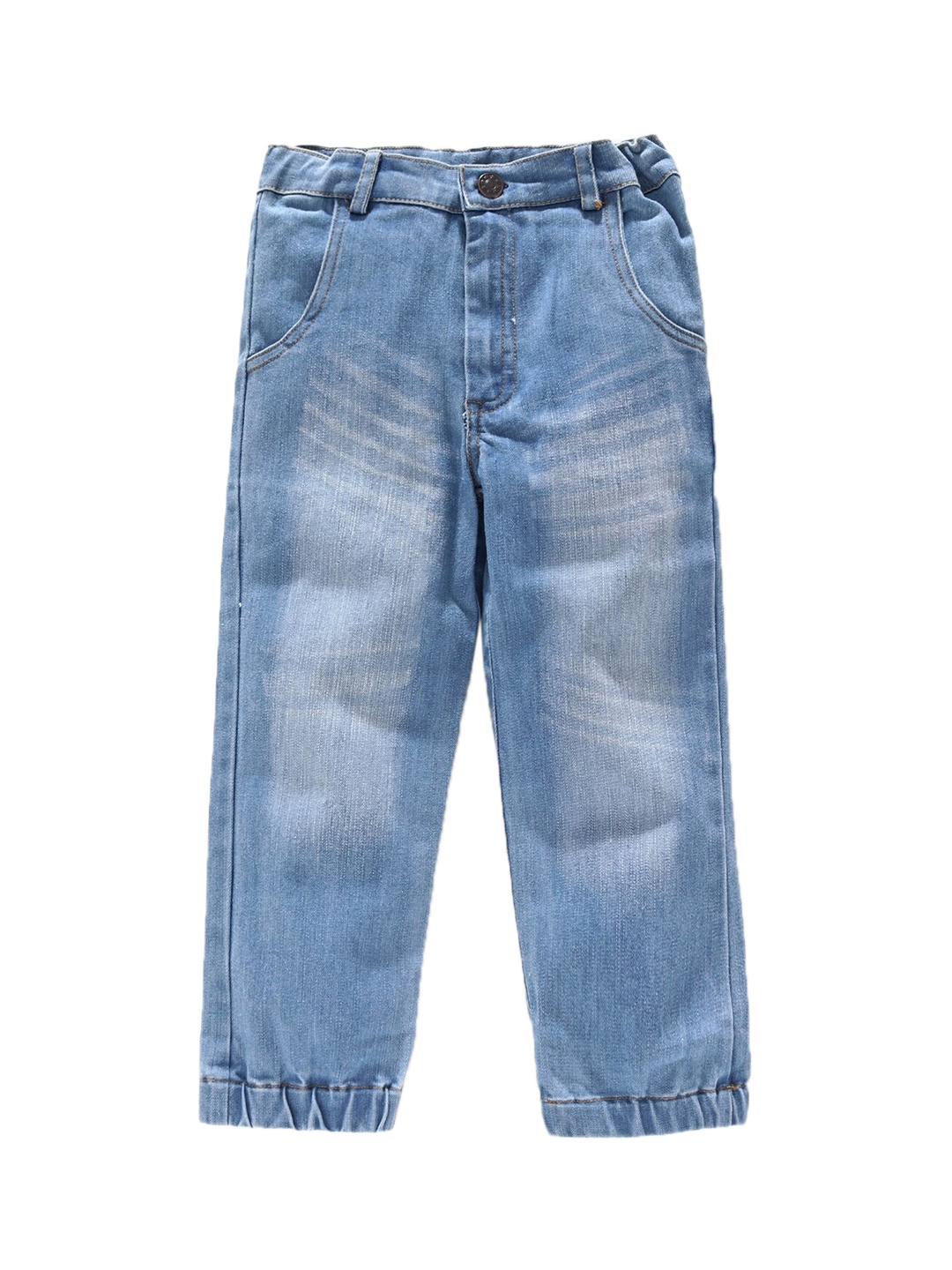 

Nino Bambino Boys Blue Regular Fit Mid-Rise Clean Look Jeans