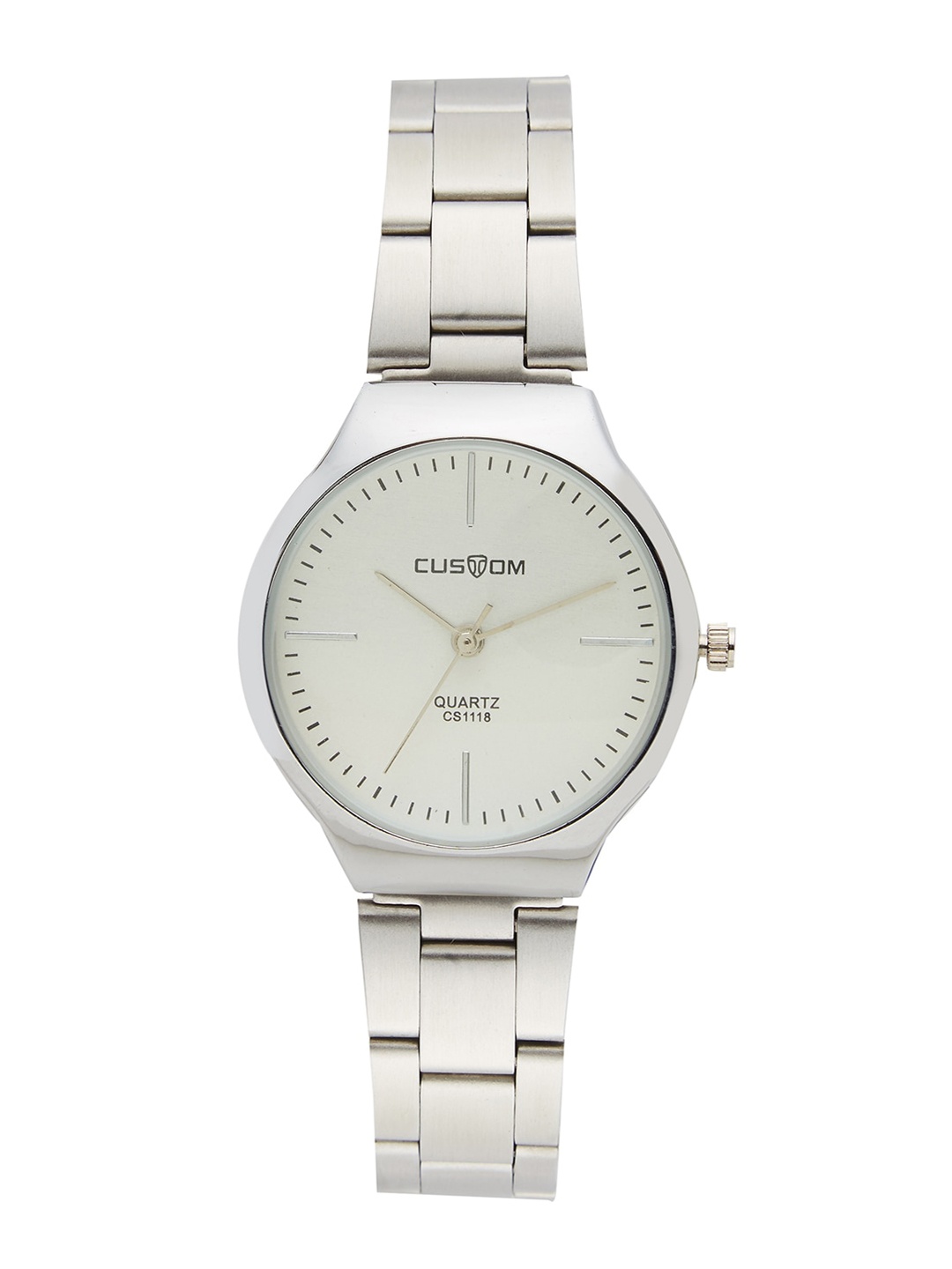 

CUSTOM Women Silver-Toned Analogue Watch 8907829043497