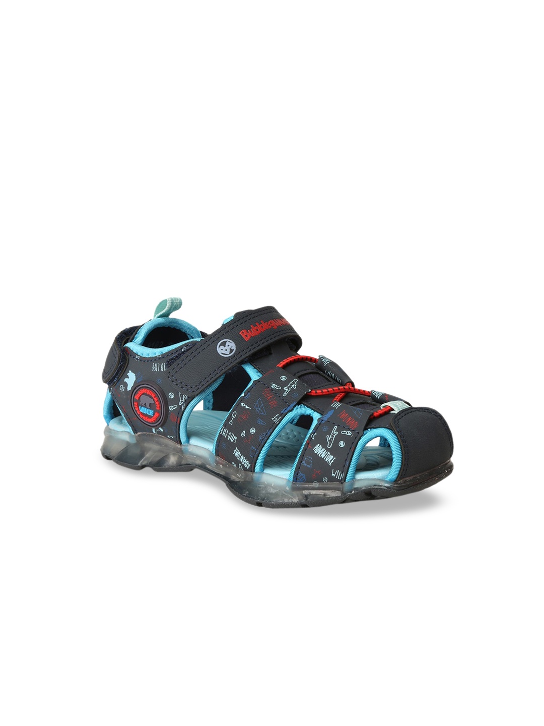 Bubblegummers Boys Blue Comfort Sandals