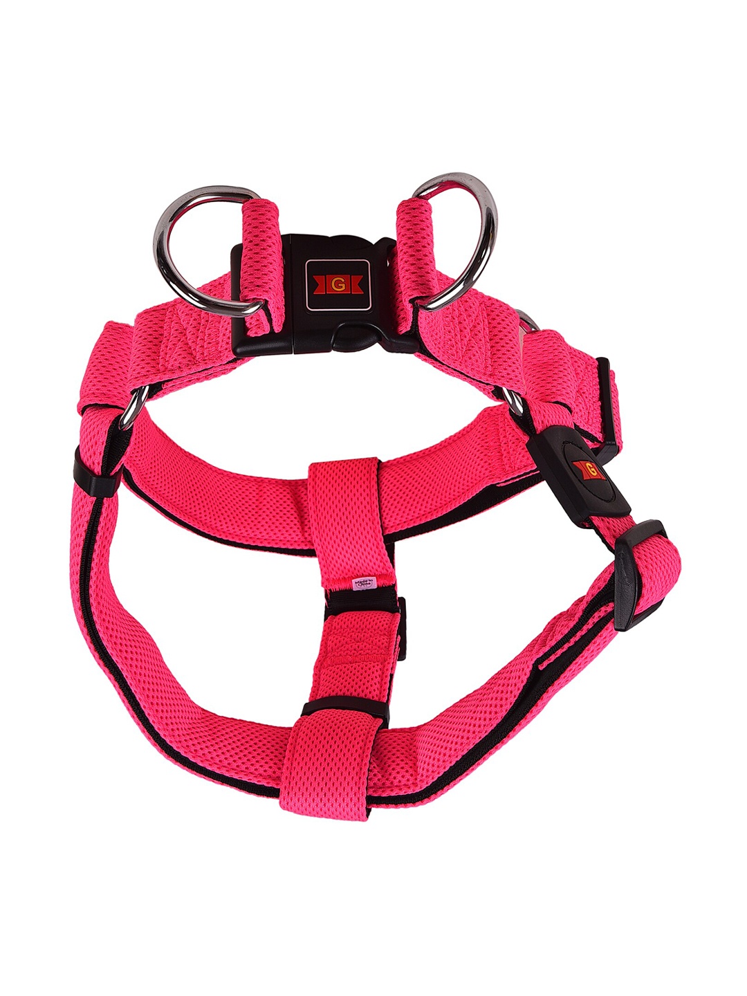 

GLENAND Pink Solid Pet Harness