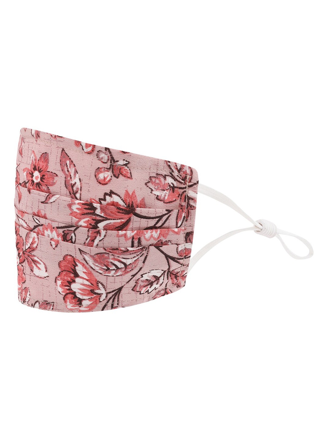 

Kazo Women Pink Printed 3-Ply Reusable Cloth Mask