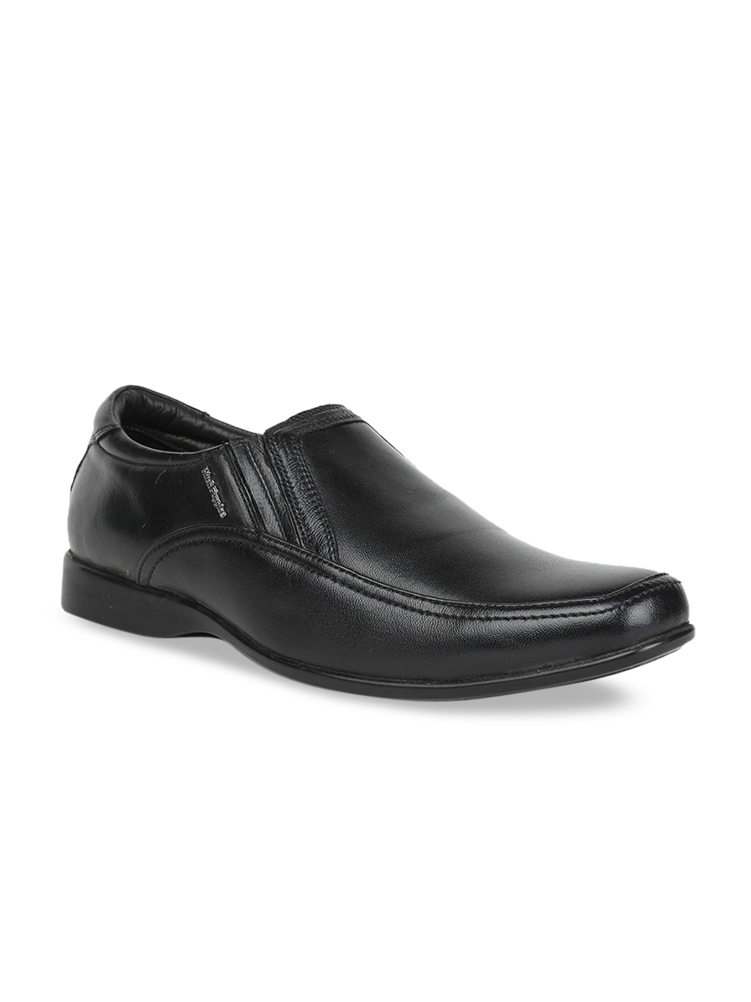 

Hush Puppies Men Black Formal Leather Slip-On Shoes