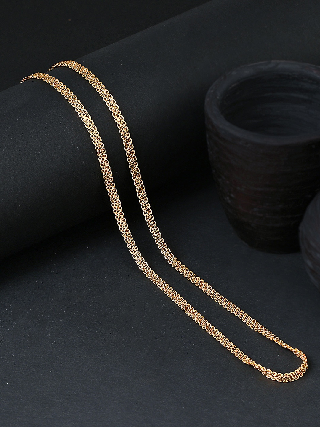 Sukkhi Men Gold-Toned Alloy Gold-Plated Wedding Anchor Chain